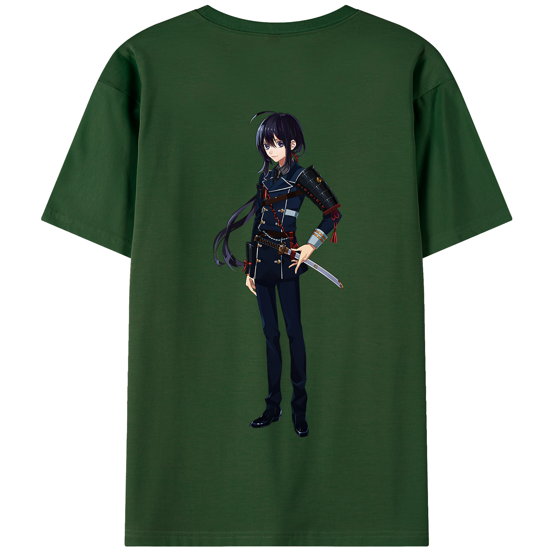 （画像用） 刀剣乱舞 Touken Ranbu 綿100％半袖Tシャツ（背面プリント）